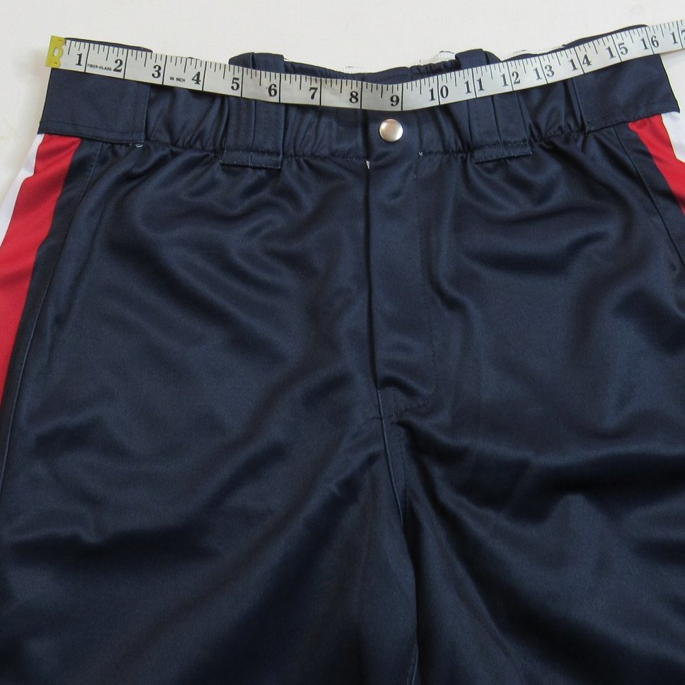 3N2 Clutch Apparel Baseball Knickers Pants Navy With Red/White Stripe Size M - Picture 9 of 9